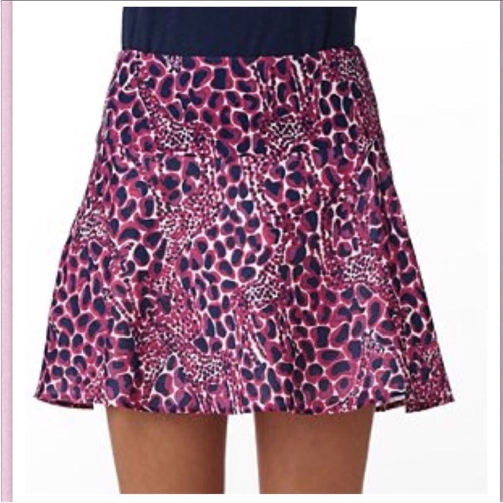 LILLY PULITZER | Charleston Mini Skirt in Gigi Giraffe Print Women’s Size 6